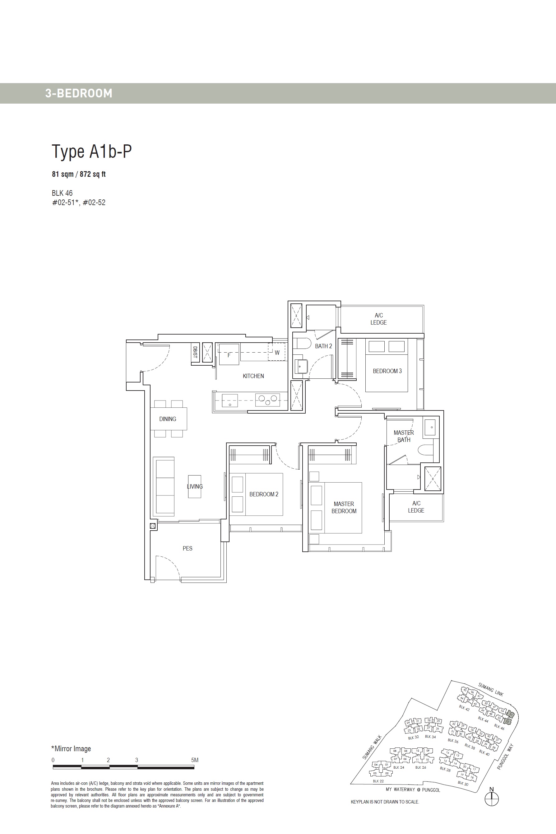 Piermont Grand 1 Bedroom Floor Plan 4